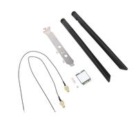 Xiuganpo Scheda WiFi 8265NGW Scheda WiFi Dual Band 1200Mbps M.2 Kit Dispositivi Compatti di Integrazione BT 4.2 (Staffa per antenne esterne)