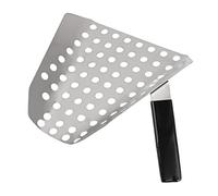 Xiuganpo Scoop di Popcorn 7.6x7.5x4.7in, Palco per velocità di Setacciatura del Kernel con Design Ergonomico, Protegge Dall'olio Caldo, Pazzo Popcorn con Fori in Acciaio Inossidabile per
