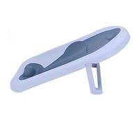 Xiuganpo Sedile di Supporto per Bagnetto Antiscivolo Pieghevole Ad Asciugatura Rapida per Lavello della Vasca Protezione della Colonna Vertebrale del Neonato Materiale in Polipropilene (azzurro)