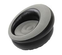 Xiuganpo Semplice Poltrona Lounge Gonfiabile con Gonfiaggio Rapido per un Comodo Pisolino o Sonno, Divano Floccato per Viaggi o Spiaggia (GREY)