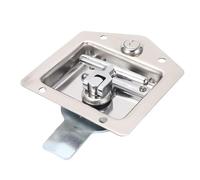 Xiuganpo Serratura con Maniglia a Paletta per Montaggio Ad Incasso in Acciaio Inossidabile con Set di 2 Chiavi per Armadietto della Portiera Dell'auto, Cassetta degli Attrezzi, Armadietti di