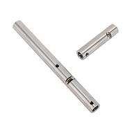 Xiuganpo Set Boccole per Assi Posteriori Durevoli da 1,5 Pollici in Argento per Wraith RR10 90048 90053 1/10 - Comodo Accessorio per Auto RC