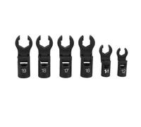 Xiuganpo Set di 6 Chiavi a Zampa di Gallina 3/8, 1/2 Pollici, Chiave a Bussola con Testa Flessibile per Rimuovere le Linee degli Iniettori di Carburante, Dadi 12 Mm a 19 Mm con Scatola