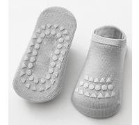 Xiuganpo Set di Calzini con Ginocchiere per Gattonare per Bambini, Protezione Antiscivolo per Imparare a Gattonare e Camminare da 0 a 3 Anni, Cotone e Silicone (S Da 0 a 1 anni)