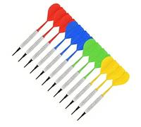 Xiuganpo Set di Freccette Morbide per Bacheche Elettroniche, 12 Pezzi | Design con punta morbida, ideale per principianti, uso in sala giochi, plastica resistente, ottimo per feste