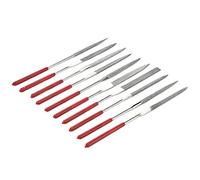 Xiuganpo Set di Lime per Gioielli, 10 Pezzi Lime in Acciaio Temprato, per | Set di mini lime ad ago con impugnatura comoda, per modellare intagli in metallo, legno e plastica