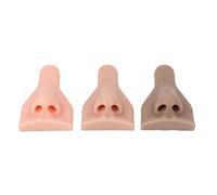 Xiuganpo Set di Modelli di Naso in Silicone Vivido 3D per L'insegnamento e la Pratica, Materiale e Flessibile, Riutilizzabile per la Simulazione di Chirurgia Plastica del Piercing Al Naso