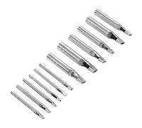 Xiuganpo Set di Perforatori per Pelle in Acciaio Ad Alto Tenore di Carbonio da 12 Pezzi, Perforatore Manuale per Pelle, Gomma, Plastica e Guarnizioni, Foro per Chip in un Unico Pezzo, Strumento per