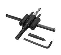 Xiuganpo Set di Seghe a Tazza Regolabili di Precisione, Strumento per la Lavorazione del Legno a Doppia Lama per un Taglio Rapido e Pulito, Taglierina a Tazza in Acciaio Legato per Progetti Fai-te