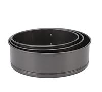 Xiuganpo Set di Teglie per Torta, Strumento di Cottura a Forma di Molla Antiaderente per Pane, Pizza, Cheesecake, Acciaio Inossidabile per del Ristorante (22/24/26)