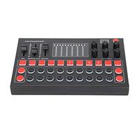 Xiuganpo Set Scheda M9, Kit Scheda Live Bluetooth 5.0 a Doppio Canale a 16 Bit, Mixer Trasmissione Dal con Monitoraggio del Riverbero Monitoraggio Auricolare per Trasmissione Dal Canto Registrazione
