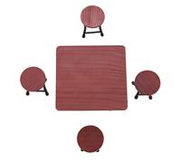 Xiuganpo Set Tavolo e Sedie Pieghevoli per Casa delle Bambole in Miniatura Set Robusti Mobili in ABS per Modello di Casa delle Bambole 1:12 per il Gioco dei Bambini