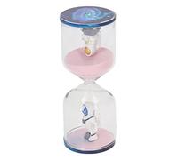 Xiuganpo Space Man Clessidra Educativa Orologio da Ufficio Decorativo con Timer a Sabbia per L'apprendimento dei Bambini, Decorazione della Scrivania Dell'ufficio (Rosa 15 minuti)