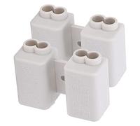 Xiuganpo Splitter Principale Ad Alta Potenza 2 Pezzi 400 V con Conduttore in Ottone Integrato, Design Antiinterruzione per un Flusso di Corrente Sicuro, Morsettiera A Forma di T 60 A per Varie