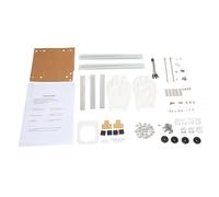 Xiuganpo Staffa per Custodia Aperta per Computer ITX Flusso D'aria Migliorato Struttura Semplice Un Grande Progetto Fai-da-te Telaio Nudo Fai-da-te in Lega di Alluminio per Scheda Madre ITX, (SILVER)