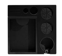Xiuganpo Stazione di Pressatura per caffè, Set di Pressino per caffè con compatibilità Regolabile da 51-58 Mm, Organizer Compatto per con Battipenna Rimovibile per Riporre più Accessori per Baristi