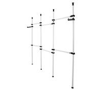 Xiuganpo Strumenti Appendiabiti Regolabili in Ferro per Guardaroba Fai da Te, Appendiabiti Scalabile per Organizzazione Interna - Realizzato in Materiale di Alta qualità - Adatto a Piccoli Spazi