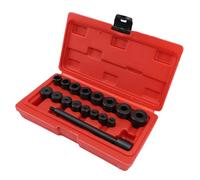 Xiuganpo Strumenti di Allineamento dei Fori di Stringenza Stringa con Volante, Kit di Kit Strumenti Allineamento in Acciaio in Rivestimento Nero per la Maggior Parte delle Berline