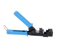 Xiuganpo Strumento di Terminazione a velocità Angolata a 90 °, Strumento di Crimpatura RJ45 per Everest Media UTP Cat5E, CAT6A e CAT6 Jacks, Speed Crimper per Fili TRIM 8