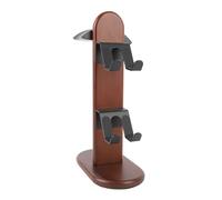 Xiuganpo Supporto da Gaming per Controller in Legno con Gancio per Cuffie | Organizer per controller da tavolo per Pro, serie X, supporto per display per cuffie