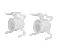 Xiuganpo Supporto per Occhiali da Sole Regolabile con Gancio per Ombrellone da Spiaggia in Plastica per Vacanze Al Mare (WHITE)