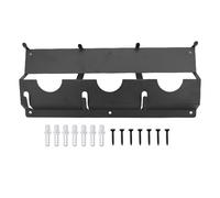 Xiuganpo Supporto per Smerigliatrice Angolare, Staffa per Montaggio a Parete a 3 Alloggiamenti con Gancio per Cavo per Frese Lucidatrici, Organizzazione di Garage e Officine, Rack di