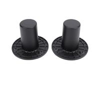 Xiuganpo Supporto per Speaker in Alluminio 2 Pezzi, Adattatore a Cappello | Staffa per montaggio su palo \'altoparlante, inserto per cabinet PA/DJ, base da 4,02 pollici, montaggio interno