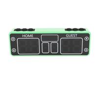 Xiuganpo Tabellone Digitale a LED, Touch Pulsante Portable Punteggio del Punteggio con Conto alla Rovescia, Tabellone Elettronico Mini Magnetico per Giochi Esterni Interni, Basket (Green)
