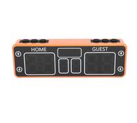 Xiuganpo Tabellone Digitale a LED, Touch Pulsante Portable Punteggio del Punteggio con Conto alla Rovescia, Tabellone Elettronico Mini Magnetico per Giochi Esterni Interni, Basket (Orange)