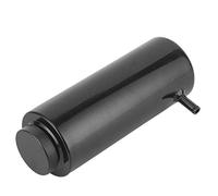 Xiuganpo Tanica di Raccolta Olio Refrigerante per Radiatore Universale 800 Ml Serbatoio di Troppopieno in Lega di Alluminio, Prestazioni Stabili per Tutti i Veicoli (BLACK)