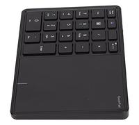 Xiuganpo Tastiera Numerica Wireless Touchpad 22 Tasti ABS Dual Mode Connessione di Tipo C per Laptop Utenti IOS/OS X (BLACK)