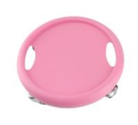 Xiuganpo Tavola da per Esercizi Addominali con 4 Rulli per il Rafforzamento del Core a Casa, Materiale PP Ecologico, Portata 150 Kg (PINK)
