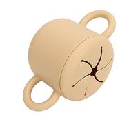 Xiuganpo Tazza Snack in Silicone Multiuso Resistente All'usura, Design a Doppio Orecchio, 350 Ml, per Neonati (#1)