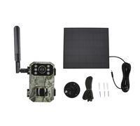 Xiuganpo Telecamera da Gioco 4K LTE, Telecamera Grandangolare da 120° Ad Energia Solare, Percorso Impermeabile per Il Monitoraggio della Fauna Selvatica