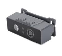 Xiuganpo Telecamera Montata Sulla Testa, Mini Action Camera 1080P, Regolazione 'angolo di 45°, Rilevamento Intelligente, Riprese HD, Fotocamera Indossabile con Luce LED, Batteria da 1800