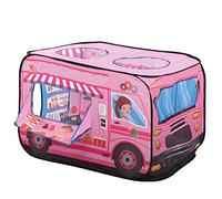 Xiuganpo Tenda per Camion dei Gelati per Bambini, Casetta da Gioco Portatile Durevole, Divertimento Pieghevole per Interni Ed Esterni, Ideale per il Gioco dei Bambini, Dimensioni 72 X 72 X 112 Cm