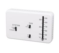 Xiuganpo Termostato Analogico per Circolazione Dell'aria Migliorata per un Controllo Efficiente della Temperatura per 3106995.032, Materiale ABS Bianco, Adatto per