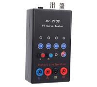 Xiuganpo Tester Curva, Tester Curva a Doppio Canale VI Professionale Versatile 4 Resistore Interno Regolabile Ac2.7 V Sicuro per il Test del Circuito
