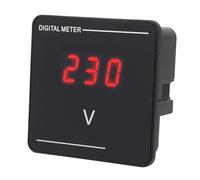 Xiuganpo Tester di Tensione CA, Misuratore di Tensione Digitale a LED 50-500V Easy Installazione Progettazione Compact Compact Clear Red Font 68x68mm Apertura per Applicazione Elettrica