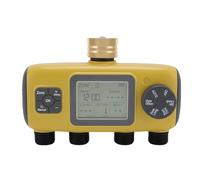 Xiuganpo Timer Irrigatore IPX5 Display LCD Impermeabile Controller Automatico di Irrigazione per Prato da Giardino, Rubinetto da 3/4-1/2 Pollici per Uso Domestico