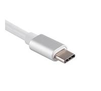 Xiuganpo Tipo C a VGA Converter, Tipo C-to-VGA Cavo Adattatore, Plug and Game, Portable Lightweight per la Conferenza per il Business del Laptop (SILVER)