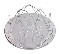 Xiuganpo Tostapane Portatile da Campeggio in Acciaio Inossidabile, Facile da Riporre in Rack per Avventure All'aperto con Barbecue