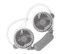 Xiuganpo Ventilatore da Collo Portatile, Ricaricabile USB Senza Mani Mini | Ventilatore da collo sospeso con 3 velocità, batteria al litio ricaricabile, ABS leggero per viaggi in ufficio all\'aperto