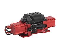 Xiuganpo Verricello Auto Elettrico Doppio Motore in Lega di Alluminio con | Verricello cingolato RC simulato, forza di trazione di 10 kg per Axial SCX10 D90 HPI