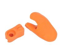 Xiuganpo Violin Bow Grip Corrector, Bow Hold Aidseding Aid Sust Comove Touch 2 PC Compact Riutilizzabile per l'allenamento (ORANGE)