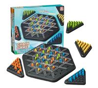 Xiujuers Gioco a Triangolo a Catena, Chain Triangle Chess Game, Gioco Con Elastici e Triangoli, Gioco Del Triangolo a Catena, Gioco da Tavolo a Scacchi Triangolari, Adatto per Adulti e Bambini