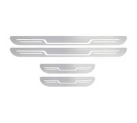 XIUKANGNB Auto Battitacco in Acciaio Inox per Suzuki S-Cross 2014-2024 2025, Anti-Graffio Battitacco Soglia Porta Kick Plates Benvenuto Pedaliera Pedale Scuff Accessori,E/Silver