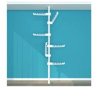 Xiulideni Appendiabiti regolabile da pavimento a soffitto appendiabiti autoportante Design salvaspazio per appendere vestiti versatile e robusto armadio nizer