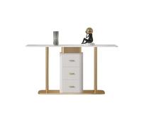 xiuling4568 Consolle Ingresso Bancone d'ingresso di lusso leggero con cassetti, mobili d'ingresso classici Tavolo Consolle(Piccolo)