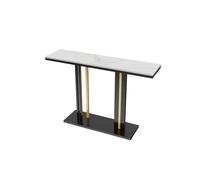 xiuling4568 Consolle Ingresso Tavolo consolle sottile for corridoio, tavolo espositivo compatto con struttura in metallo Tavolo Consolle